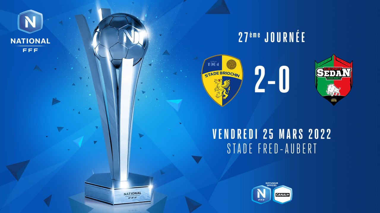 J27 | Stade Briochin - CS Sedan Ardennes (2-0)