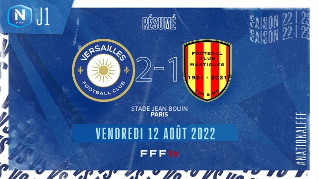 J1 I FC Versailles - FC Martigues (2-1)