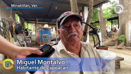 Vecinos de Capoacan, listos para cualquier contingencia en temporada de lluvias