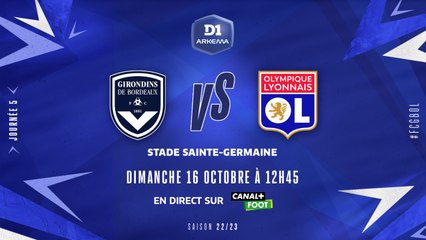J5 I FCG Bordeaux – Olympique Lyonnais (1-3)