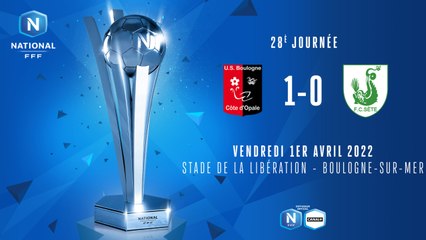 J28 I US Boulogne - FC Sète (1-O)