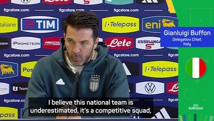 Everyone underestimating 'world-class' Italy - Buffon