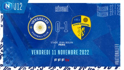 J12 I FC Versailles – Stade Briochin (0-1)