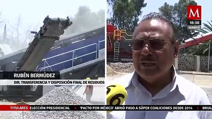 El gobierno de la Ciudad de México inicia operaciones de una planta de reciclaje