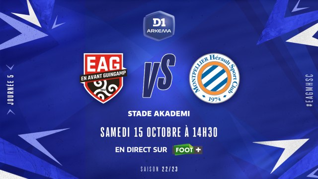 J5 I EA Guingamp – Montpellier HSC (1-4)