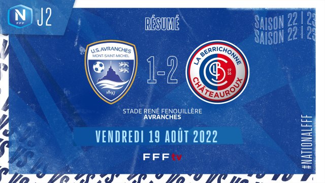 J2 | US Avranches MSM - LB Châteauroux (1-2)