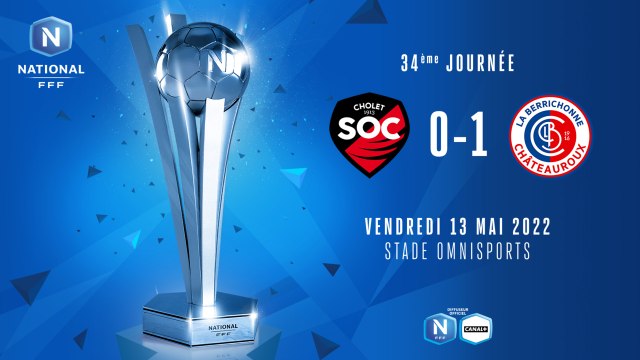 J34 | SO Cholet - LB Châteauroux (0-1)