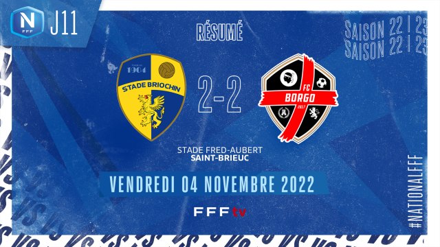 J11 | Stade Briochin - FC Borgo (2-2)