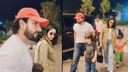 Kareena Kapoor Khan और Saif Ali Khan ने बच्चों के साथ दिए Family Goals । Filmibeat