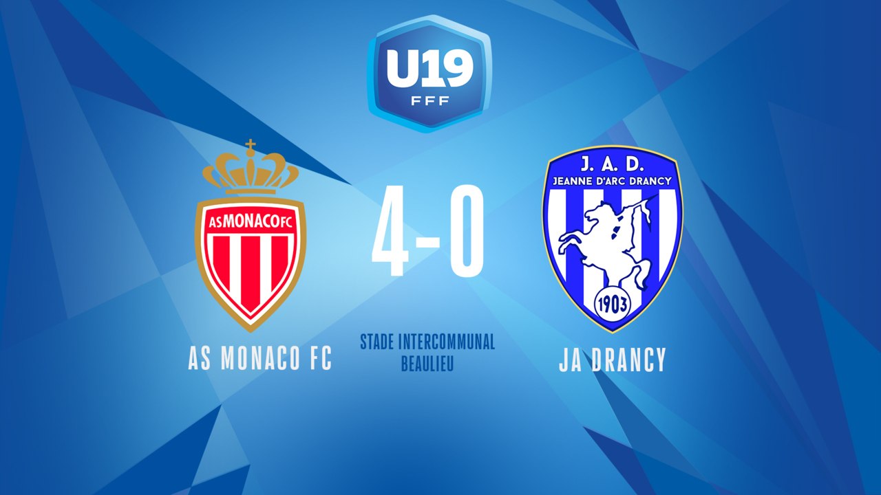U19 I AS MONACO FC – JA DRANCY (4-0)