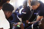 Les Bleus de retour en France