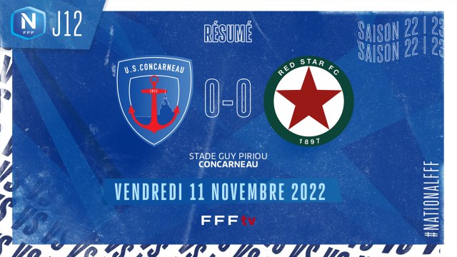 J12 | US Concarneau - Red Star FC (0-0)