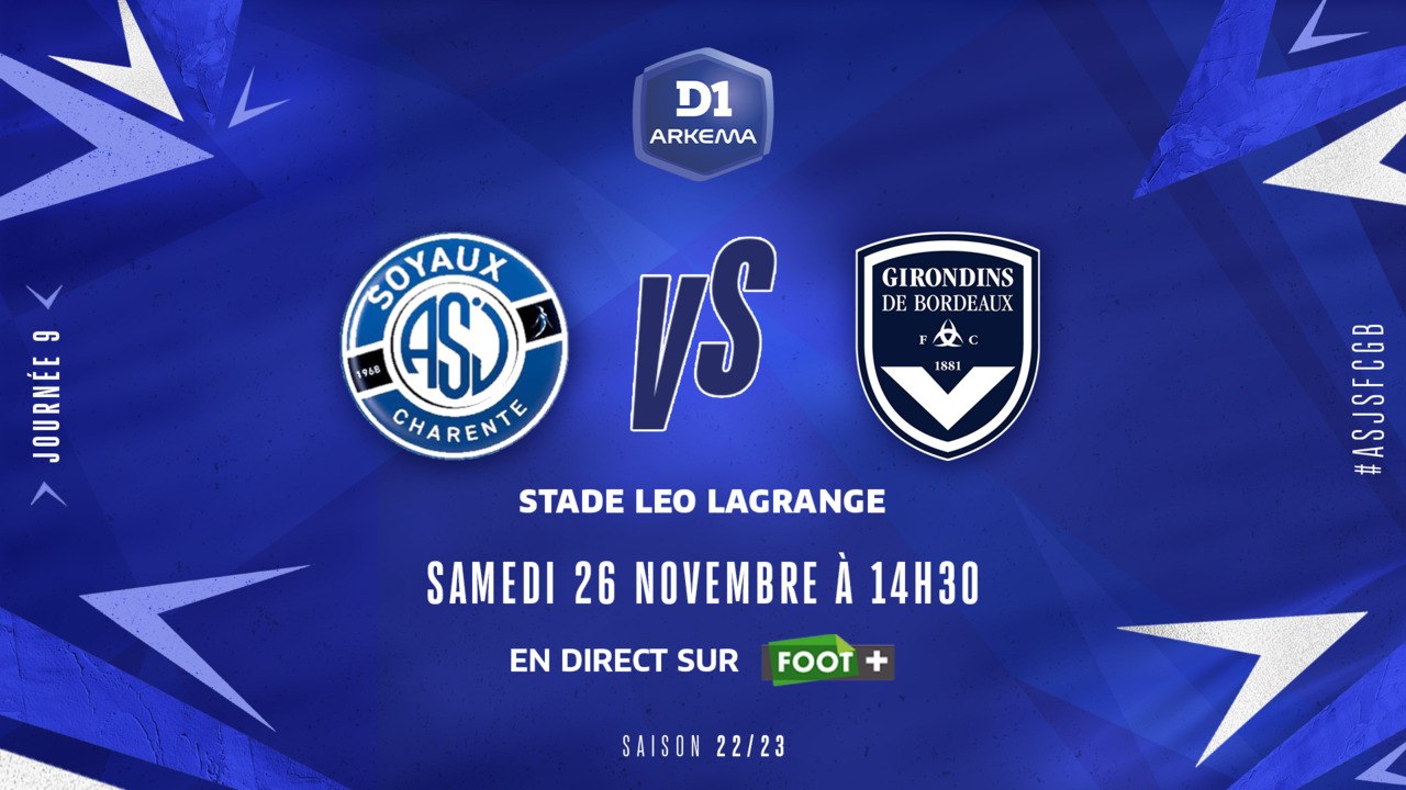 J9 I ASJ Soyaux – FCG Bordeaux (0-1)