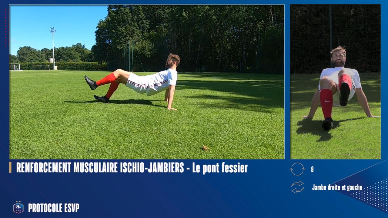 2-Le renforcement musculaire des ischios-jambiers - Le pont