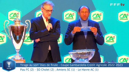 Le tirage des 16es de finale en replay