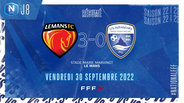 J8 | Le Mans FC – US Avranches MSM (3-0)