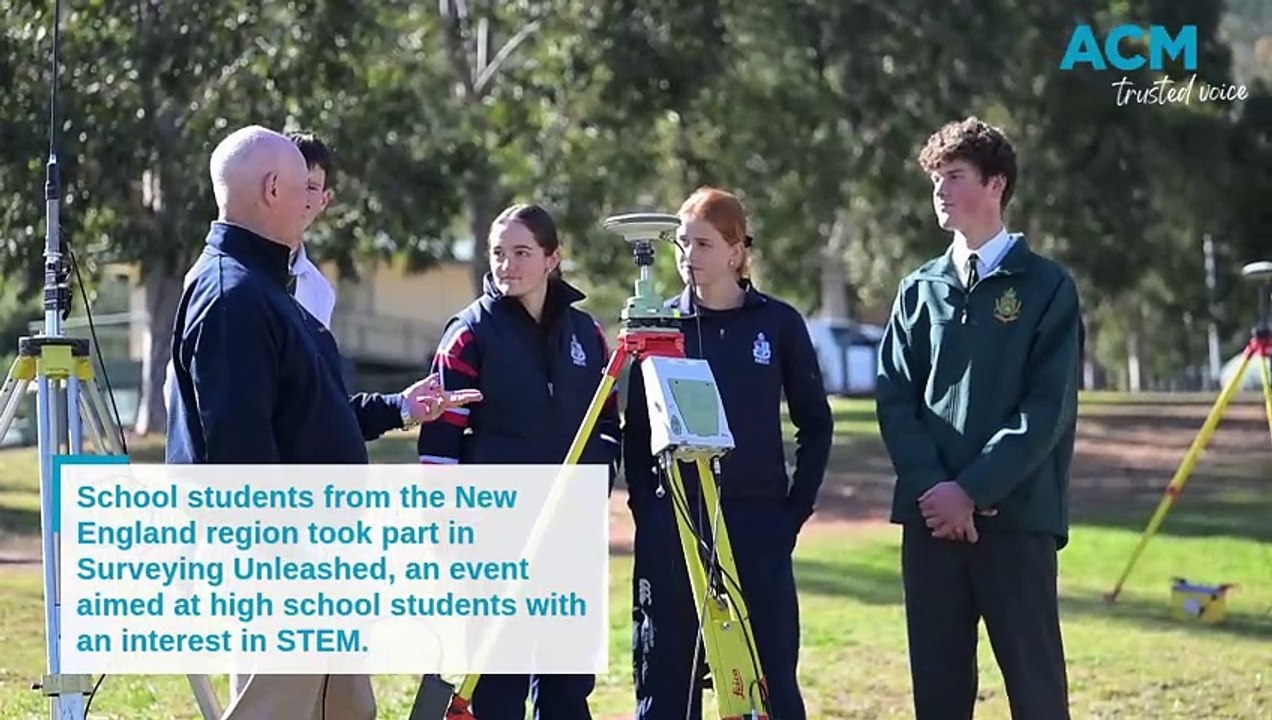 Students gained industry insight into surveying...