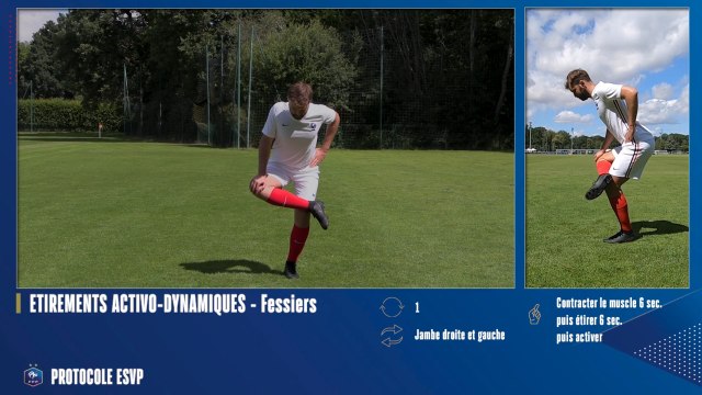 Etirements activo dynamiques - Fessiers