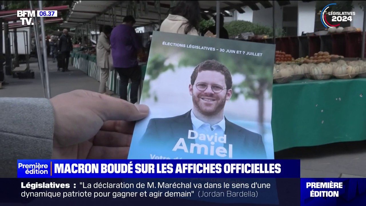 Législatives: ces candidats de la majorité choisissent de ne pas apparaitre aux côtés d'Emmanuel Macron sur les affiches officielles