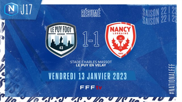 J17 | Le Puy Foot 43 - AS Nancy Lorraine (1-1)