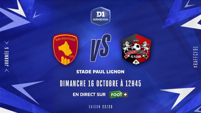 J5 I Rodez Aveyron Football – FC Fleury 91 (2-1)