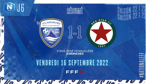 J6 | US Avranches MSM - Red Star FC (1-1)