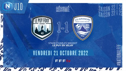 J10 | Le Puy Foot 43 - US Avranches MSM (1-1)