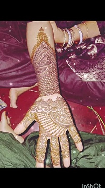 Wedding mehndi design
