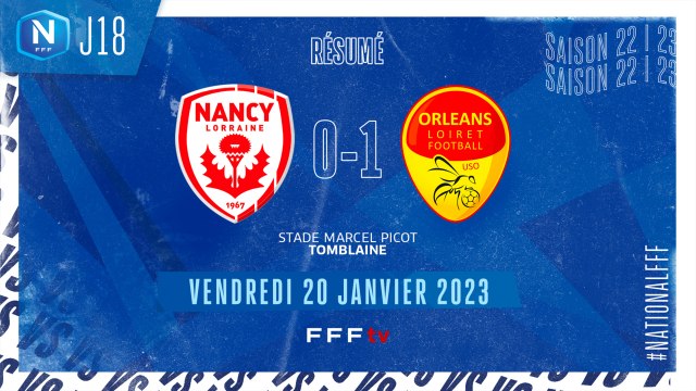 J18 I AS Nancy Lorraine - US Orléans (0-1)