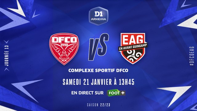 J13 I Dijon FCO – EA Guingamp (1-0)