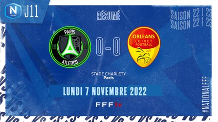 J11 | PARIS 13 ATLETICO - US ORLEANS (0-0)