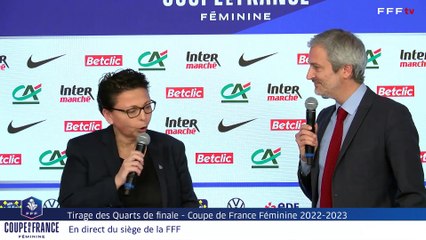 Le tirages des quarts de finale en replay