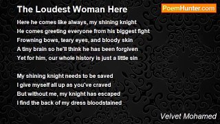 Velvet Mohamed - The Loudest Woman Here
