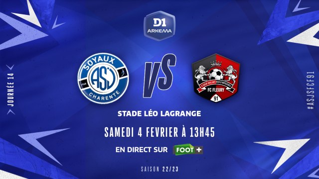 J14 I ASJ Soyaux – FC Fleury 91 (0-4)