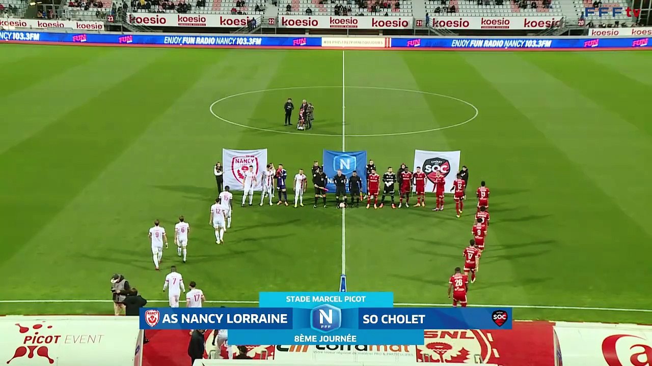 J8 I AS Nancy Lorraine - SO Cholet (1-1) en replay
