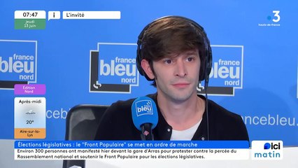 Législatives 2024 :  Ugo Bernalicis souhaite "faire ce gouvernement qui va régler les problèmes des Français"