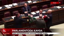 İtalya parlamentosunda yumruklar havada uçuştu