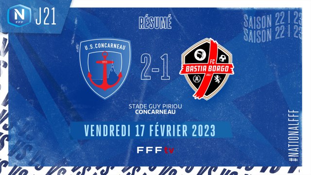 J21 | US Concarneau - FC Borgo (2-1)
