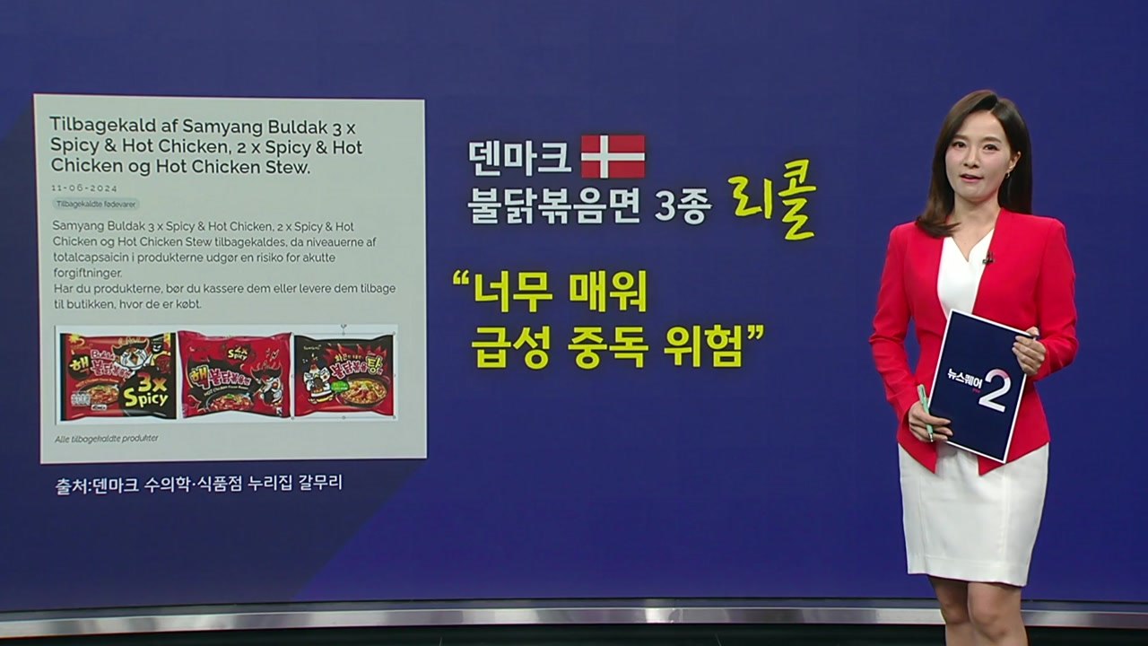 불닭볶음면 덴마크 리콜 [앵커리포트] / YTN