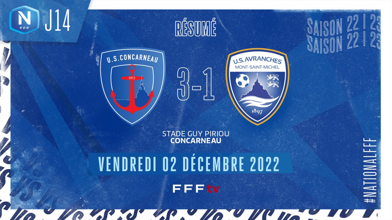 J14 | US Concarneau - US Avranches MSM (3-1)