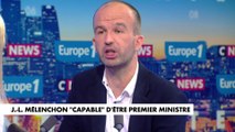 Manuel Bompard : «Pour pouvoir être Premier ministre il faut en être capable, Jean-Luc Mélenchon l’est, personne ne le conteste»
