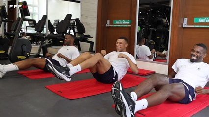 Au camp de base à Doha