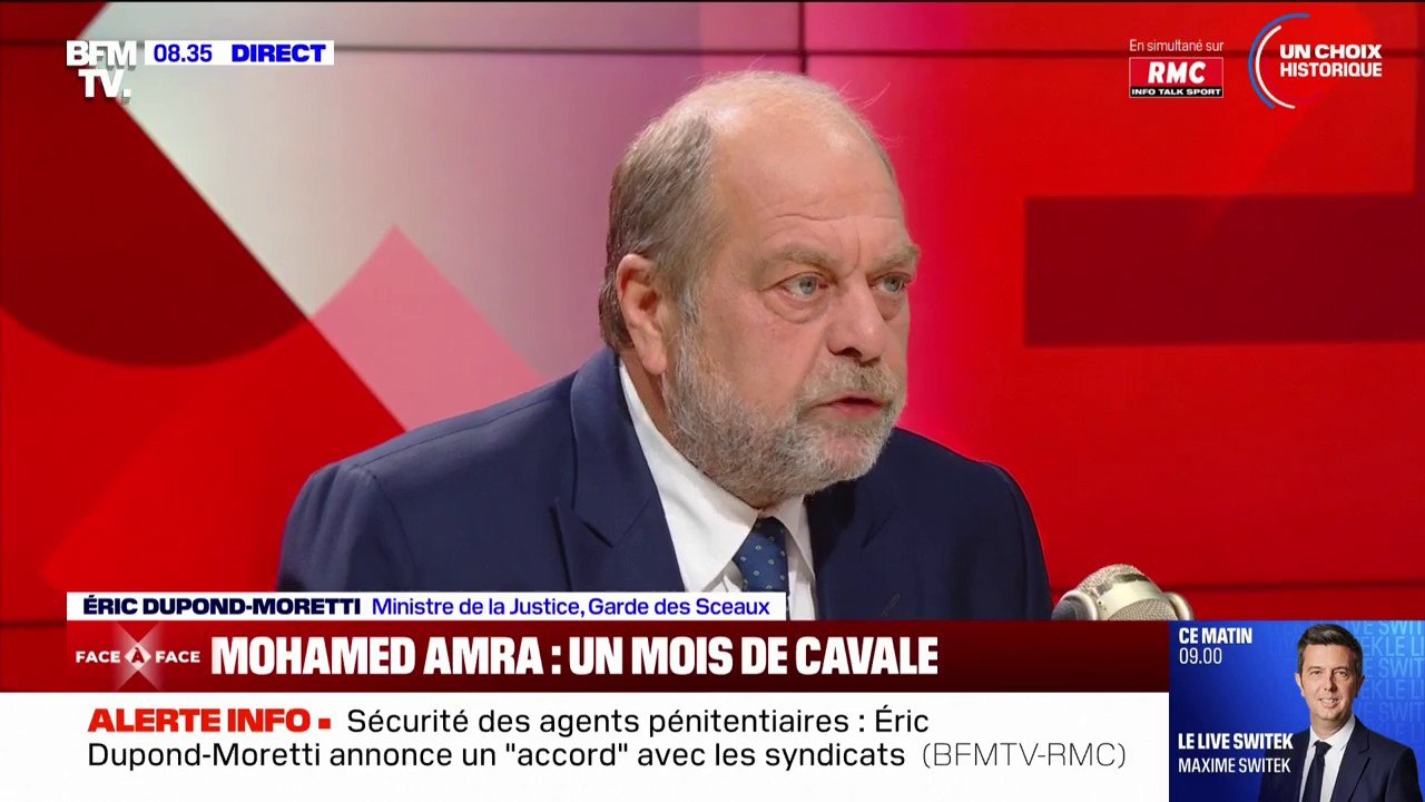 Téléphones en prison: Éric Dupond-Moretti souhaite "des fouilles" et "des poursuites systématiques"