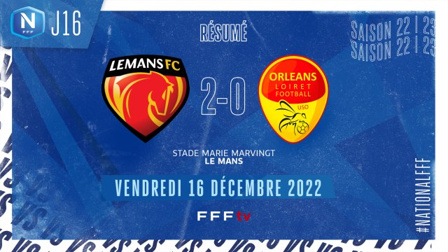 J16 | Le Mans FC - US Orléans (2-0)