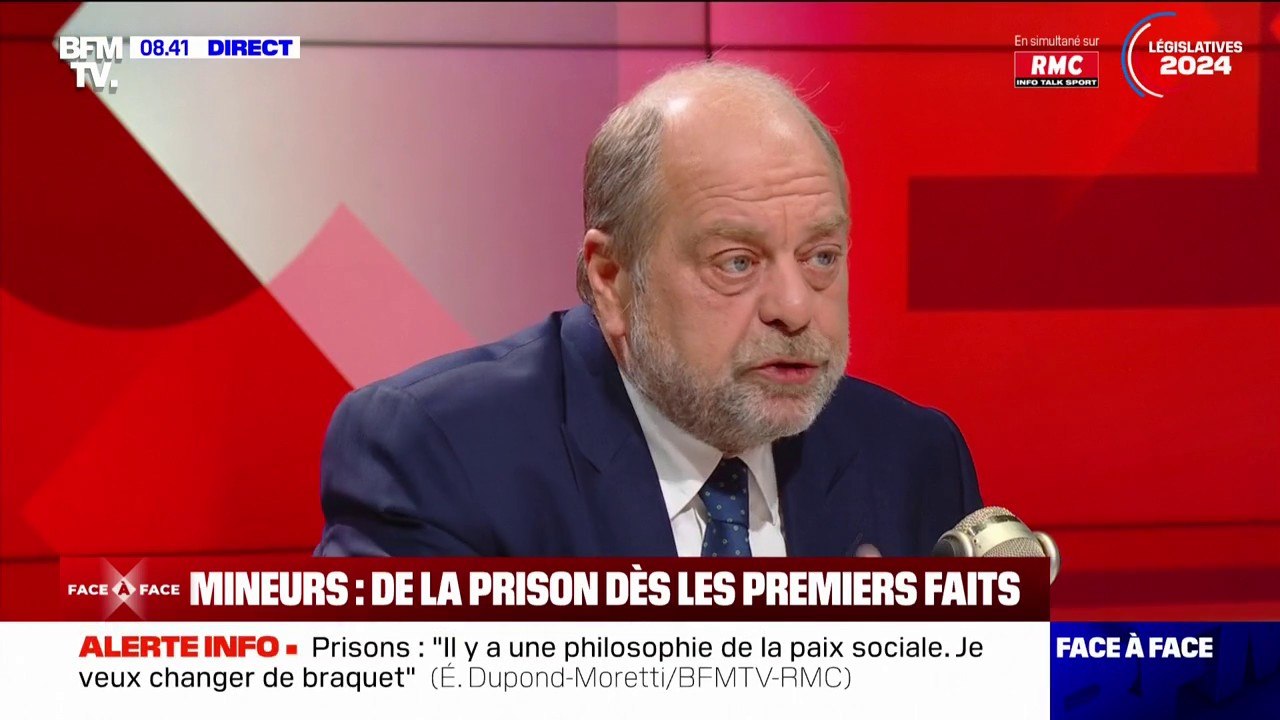 Législatives: "Je serai là où le président de la République me demandera d'aller", affirme Éric Dupond-Moretti