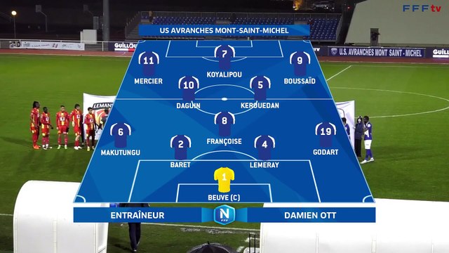 J24 I US Avranches MSM - Le Mans FC (4-0) en replay