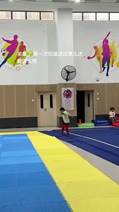 Kid with stylish walk