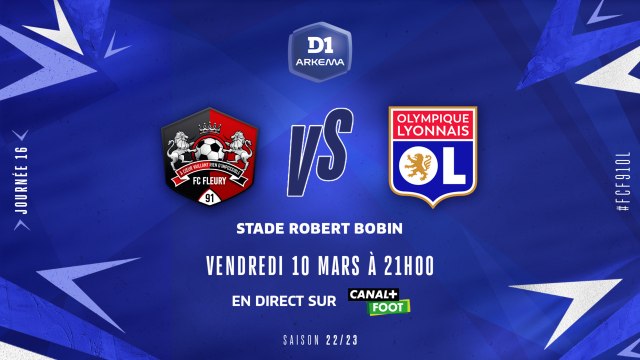 J16 I FC Fleury 91 – Olympique Lyonnais (1-2)