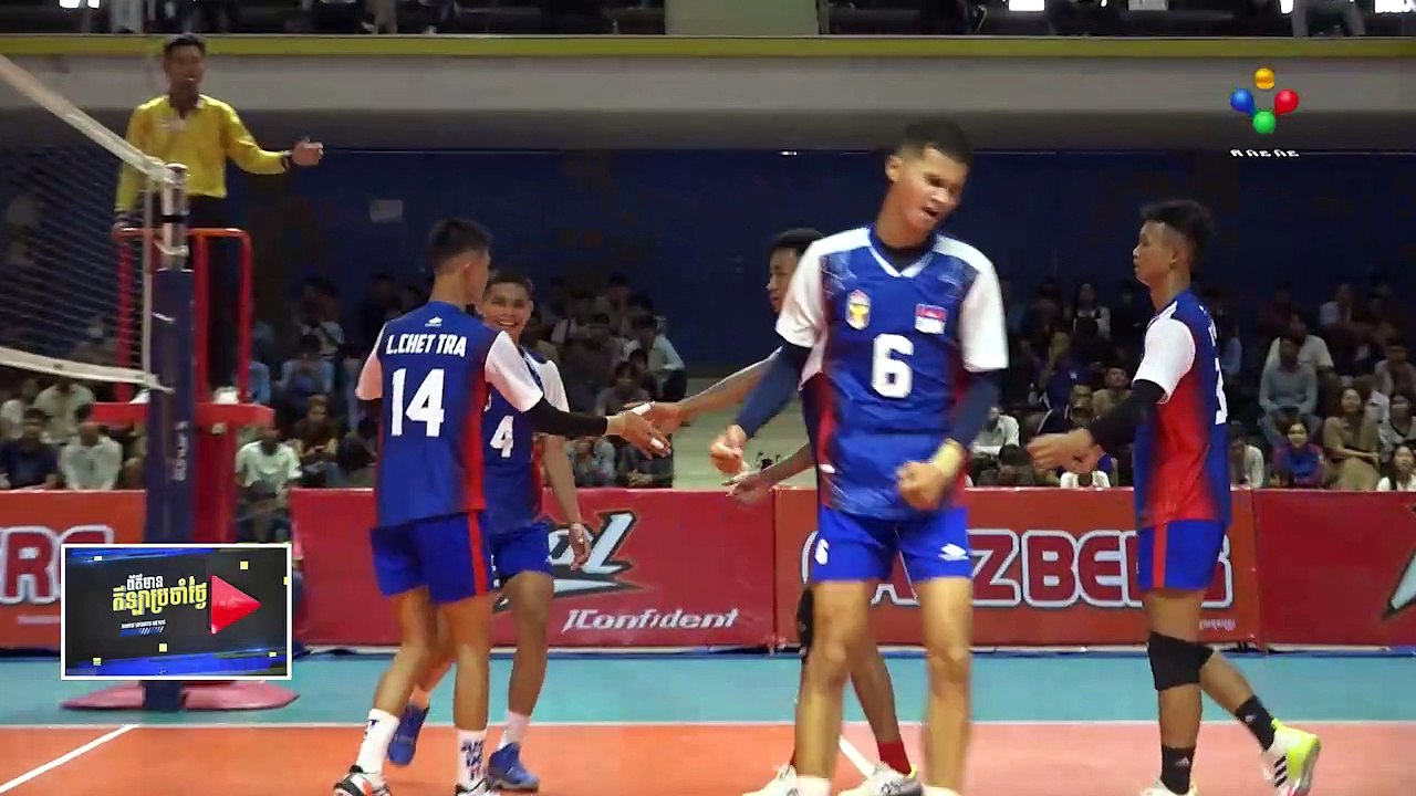[13-06-24] ការត្រៀមខ្លួនរបស់ក្រុមបាល់ទះ U20 កម្ពុជា មុនជួប U20 វៀតណាម ក្នុងវគ្គជម្រុះពានរង្វាន់ទ្វីបអាស៊ី