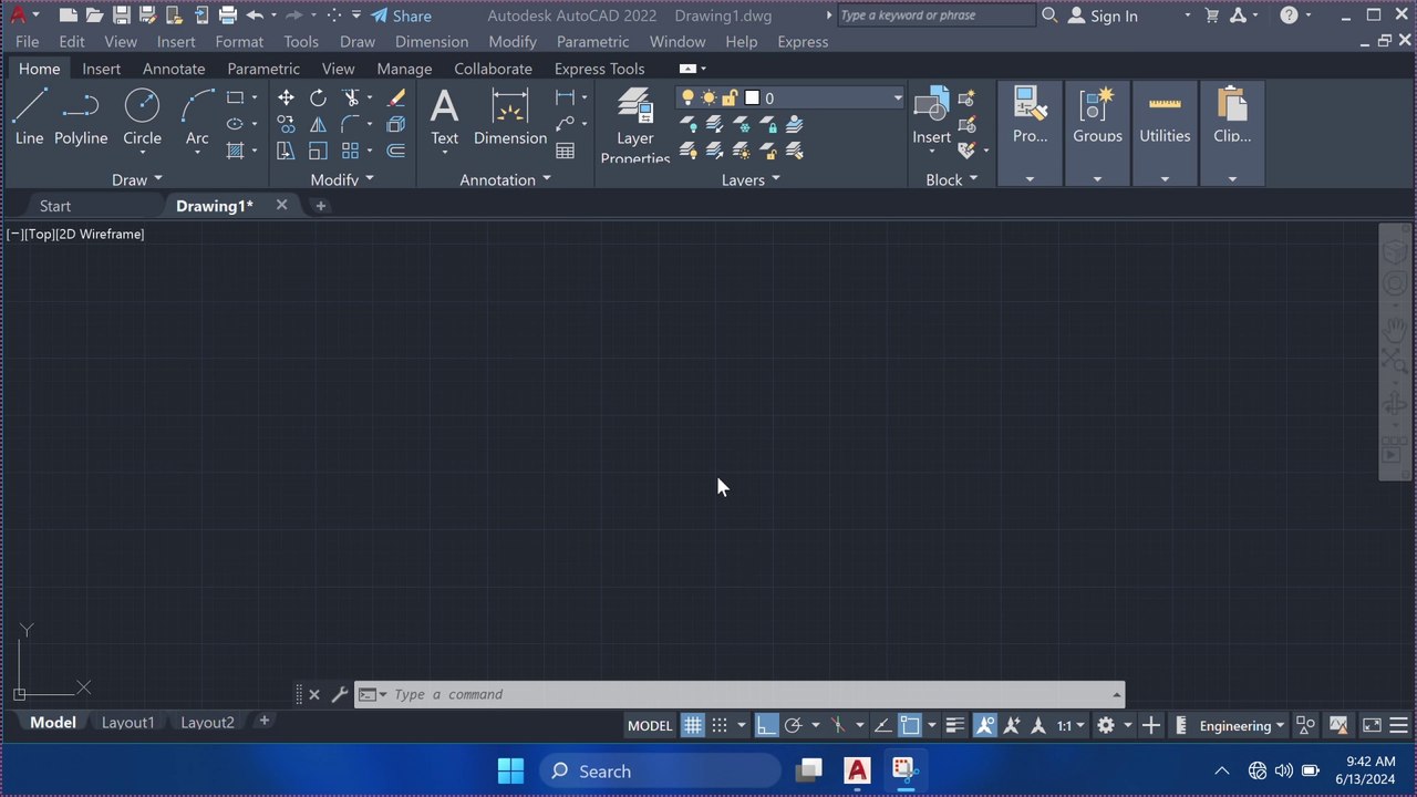 Typical  Cross sections roads in AutoCAD